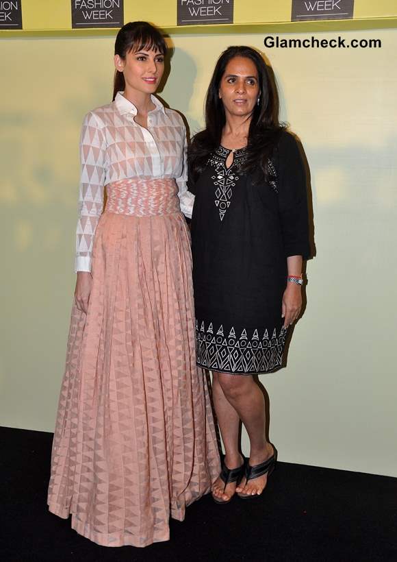 Anita Dongre at Lakme Fashion Week Summer-Resort 2014 Press Meet