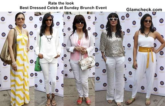 Best Dressed Celeb at Sunday Brunch Event