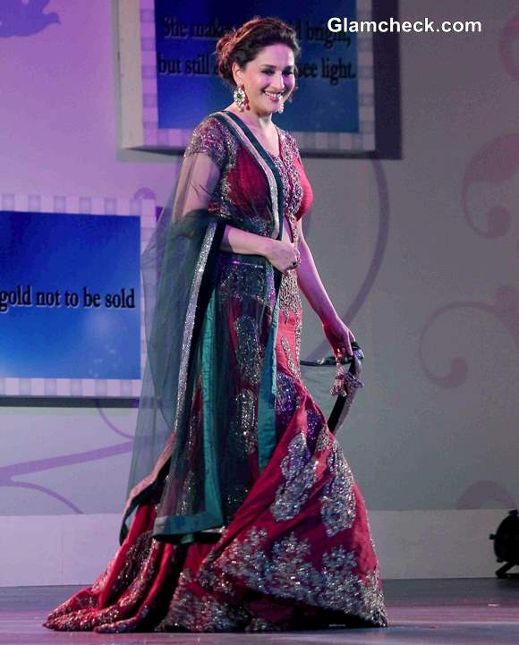 Madhuri Dixit 2014 at Save and Empower Girl Child Fashion Show