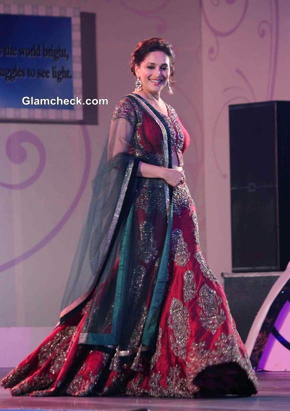 Madhuri Dixit Walks the Ramp at Save and Empower Girl Child Fashion Show