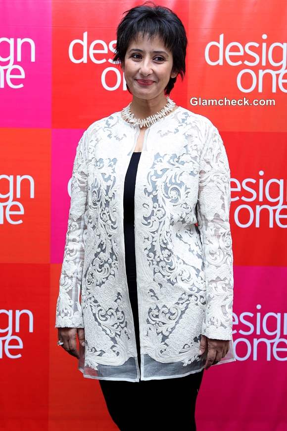 Manisha Koirala Unveils Mastectomy Blouse at Design One 2014 â€” Indian  Fashion