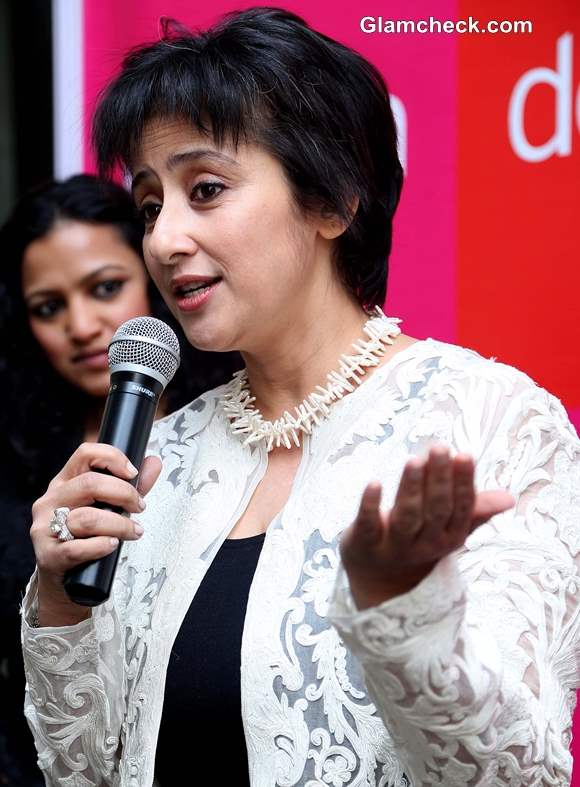 Manisha Koirala Unveils Mastectomy Blouse at Design One