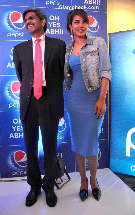 Priyanka Chopra Promotes Pepsi 2014