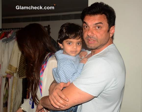 Sohail Khan along with son Yohan