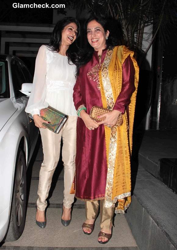 Sridevi and Rashmi Thackeray