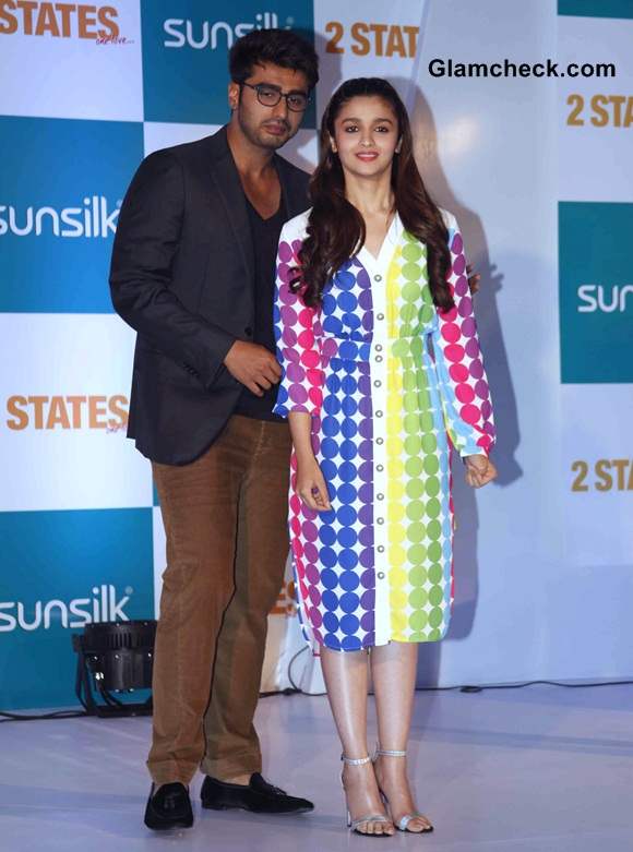 Alia Bhatt and Arjun Kapoor pronote 2 States