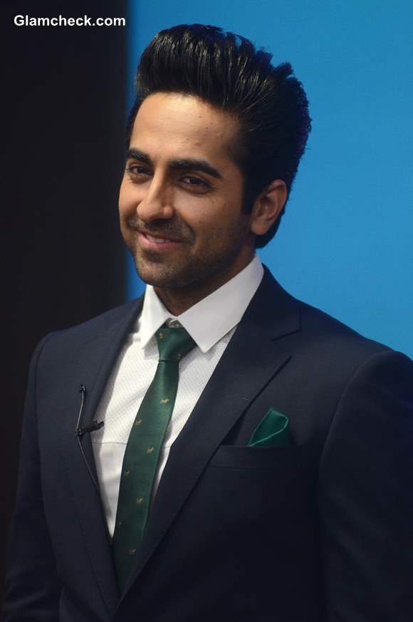 Ayushman Khurana 2014 at Bewakoofiyan Promo