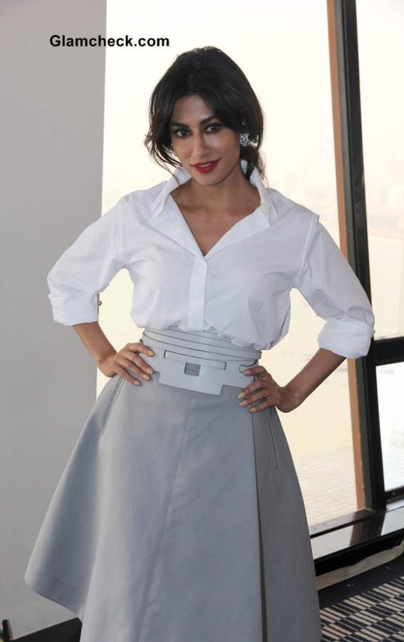 Chitrangda Singh at the unveiling of Project Blossoming by Gemfields in Mumbai