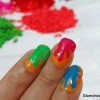 Holi Nail Art DIY - Splash of Colors