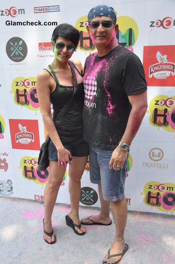 Mandira Bedi along with her husband and filmmaker Raj Kaushal