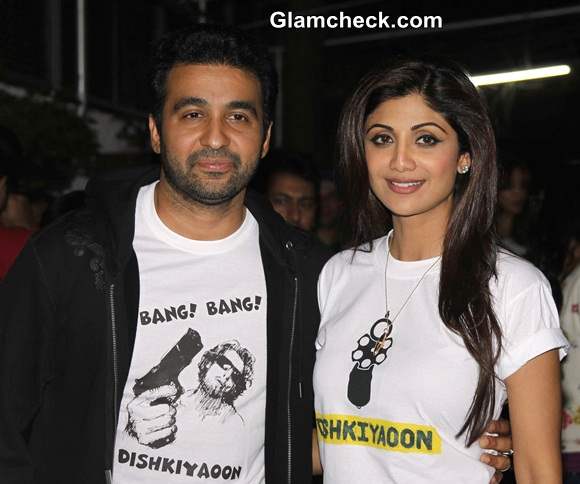 Shilpa Shetty Kundra with her husband Raj Kundra