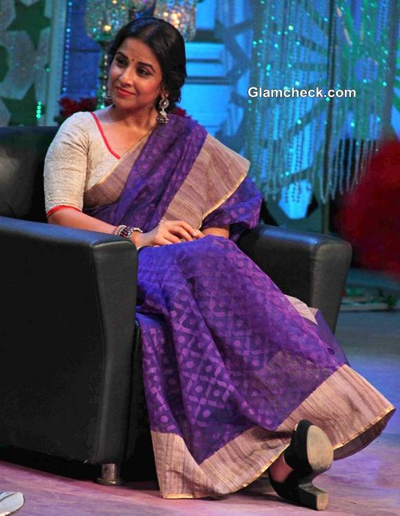 Vidya Balan 2014 in sari at No More Kamzor