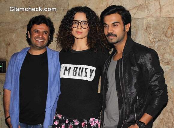 Vikas Bahl Kangana Ranaut and Rajkumar Rao