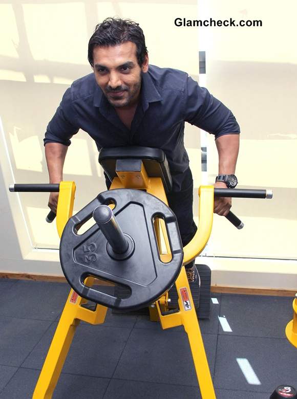 John Abraham Inaugurates Gym