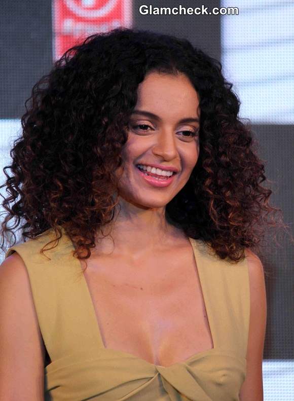 Kangana Ranaut 2014 Curly Hair