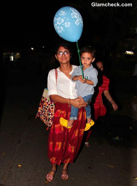 Kiran Rao with her son Azad Rao