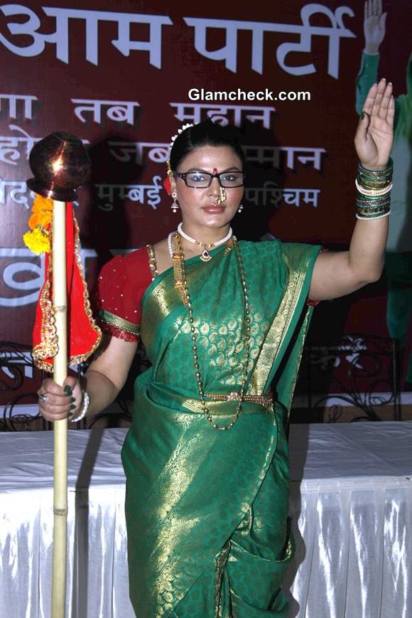 Rashtriya Aam Party candidate Rakhi Sawant