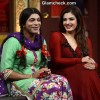 Raveena Tandon in Maroon Gown on Mad in India