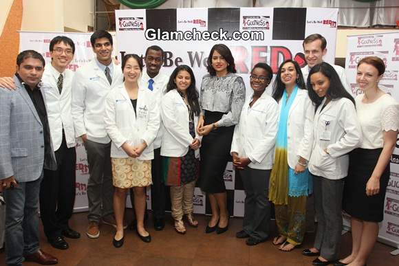 Sameera Reddy at Anemia Campaign