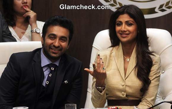 Shilpa Shetty with Husband Raj Kundra 2014