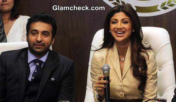 Shilpa Shetty with Husband Raj Kundra