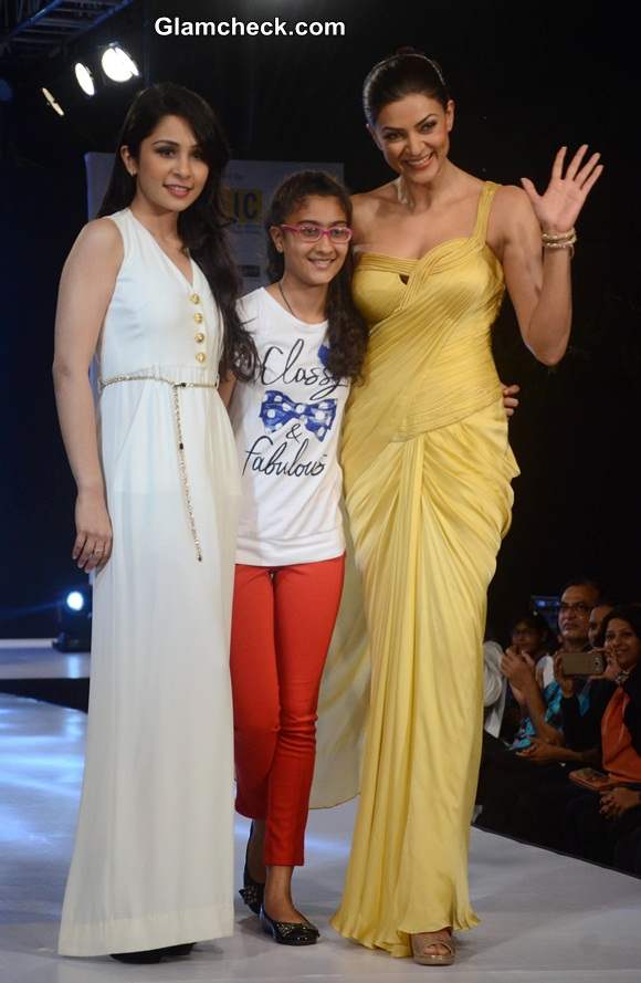 Sushmita Sen with daughter Renee Sen and designer Sonaakshi Raaj