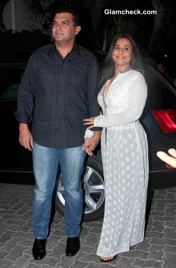 Siddharth Roy Kapoor with his wife Vidya Balan