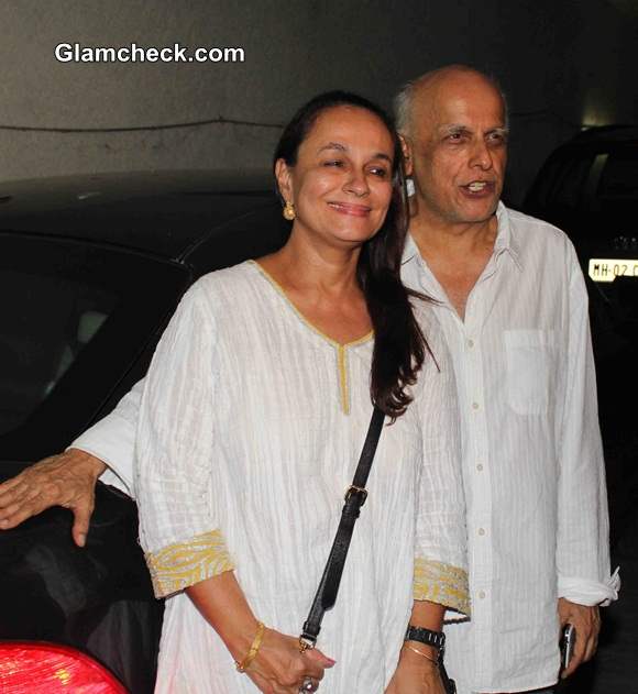 Soni Razdan with her husband Mahesh Bhatt