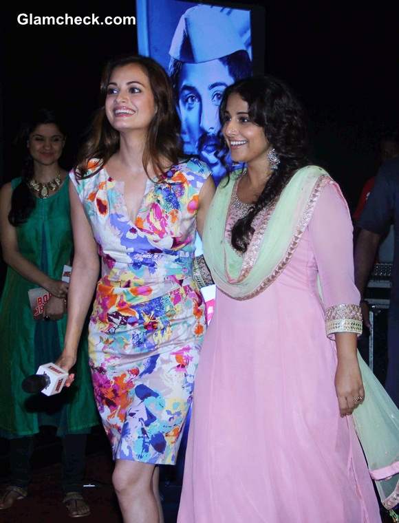 Vidya Balan and Dia Mirza at the Trailer Launch of Bobby Jasoos