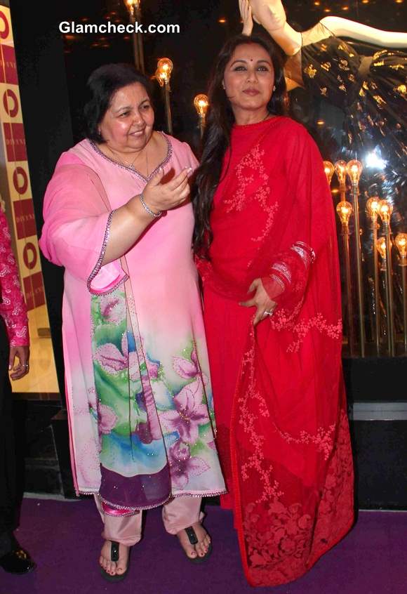 Yesh Chopras wife Pamela Chopra with  Rani Mukerji