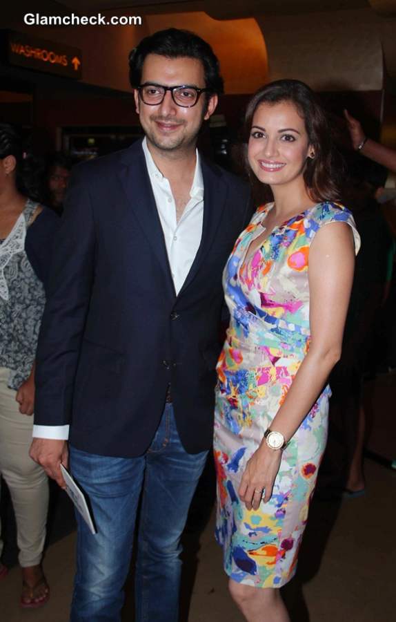 filmmaker Sahil Sangha and Dia Mirza