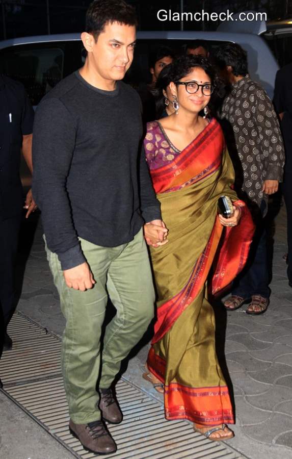 Aamir Khan Kiran Rao Attend Star Parivaar Awards 2014