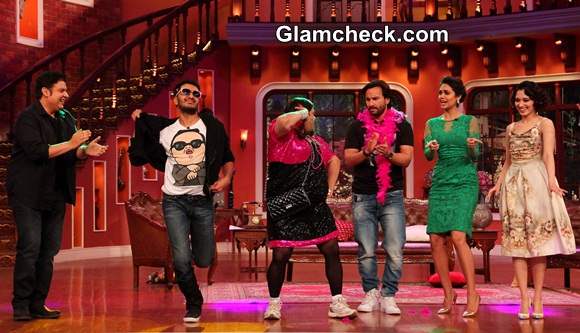 Cast of Humshakals Have Fun on Comedy Nights with Kapil