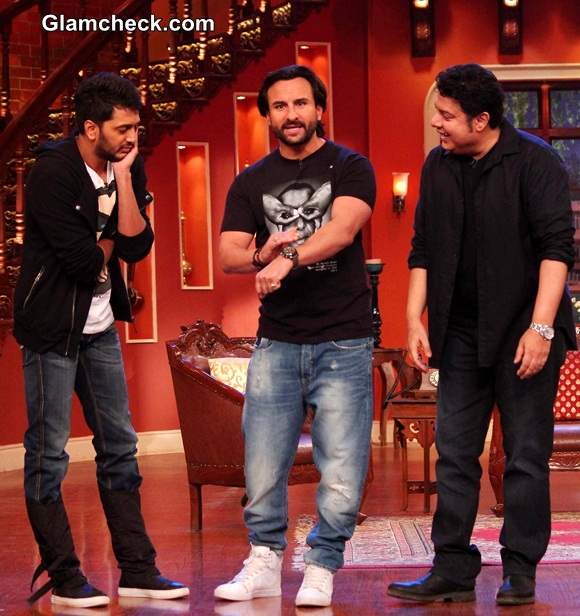 Cast of Humshakals on Comedy Nights with Kapil