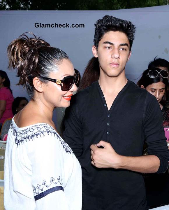 Gauri Khan with Son Aryan Khan