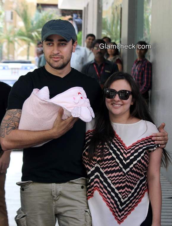Imran Khan and Avantika Go Home with New Daughter