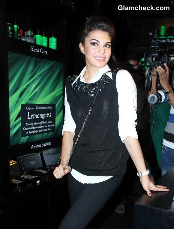 Jacqueline Fernandez at Srilankan Boutique Spa Ceylon Launch