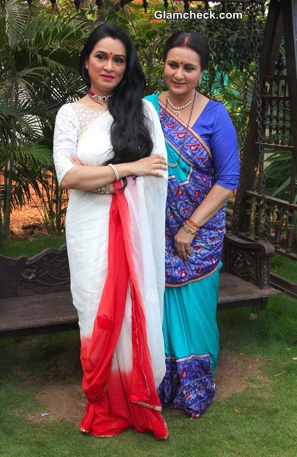 Poonam Dhillon And Padmini Kolhapure Shoot For Tv Serial “ek Nayi Pehchaan”