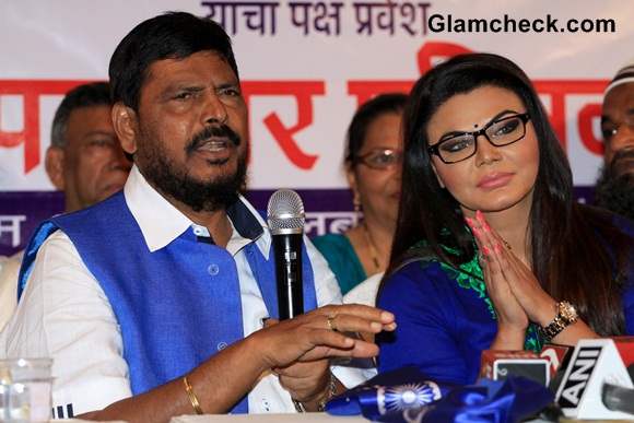 Rakhi Sawant Joins Republican Party of India 2014