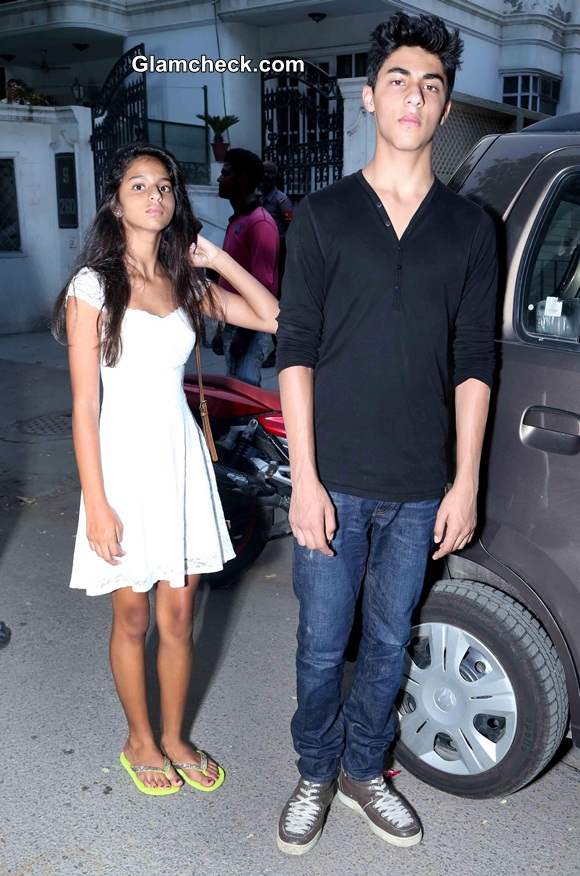 Shahrukh Khan Kids Aryan and Suhana