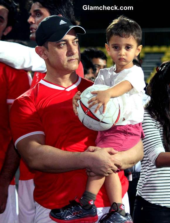 Aamir Khan with his son Azad