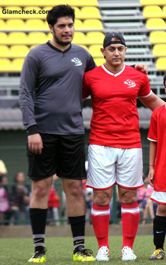 Aamir Khan with his son Junaid