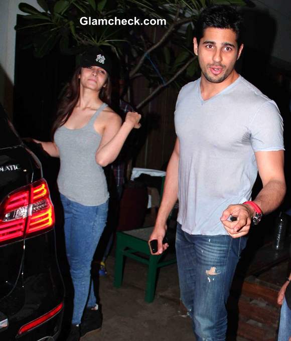 Alia Bhatt with Siddharth Malhotra at Hercules special screening pics