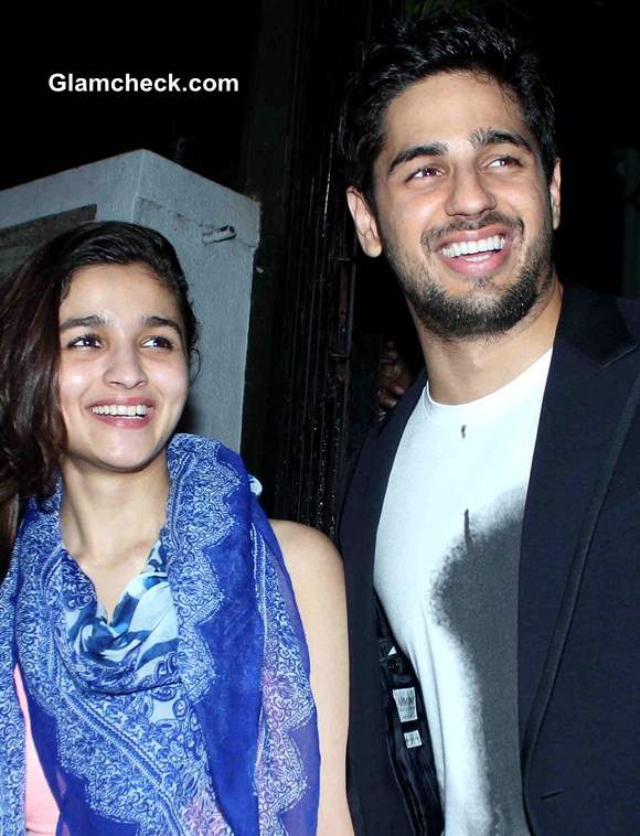 Alia Bhatt with Siddharth Malhotra