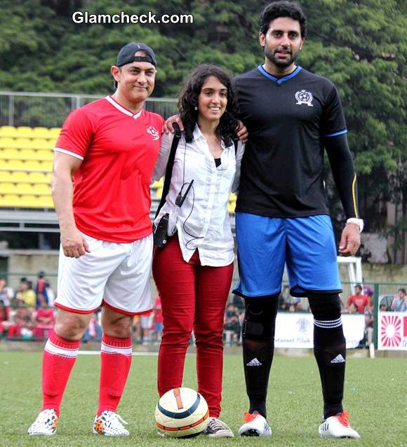 Celebrity Football Match Organized by Iran Khan