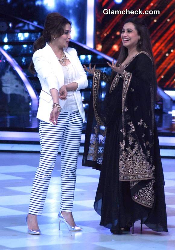 Rani Mukherjee Promotes 'Mardaani' on Jhalak Dikhla Jaa — Indian Fashion