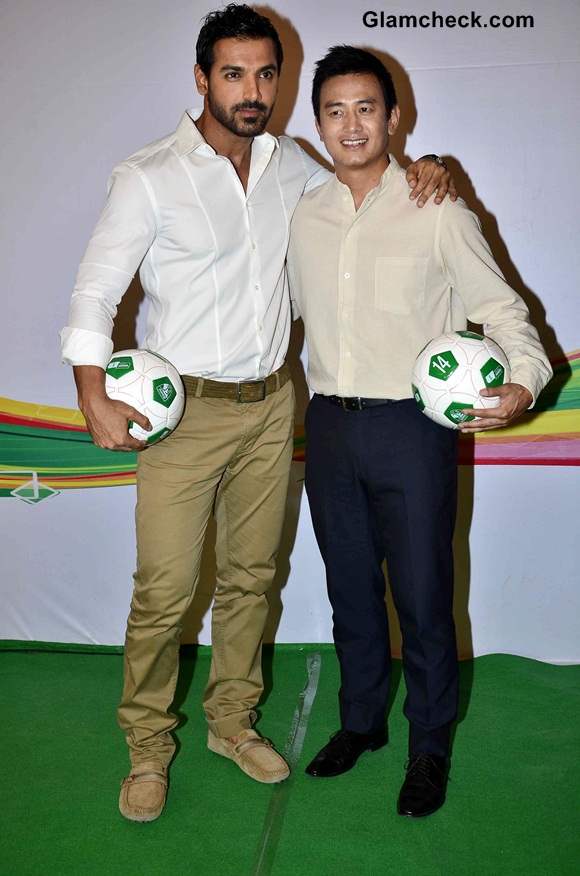 John Abraham and Baichung Bhatia Promote Castrol Activ Cling