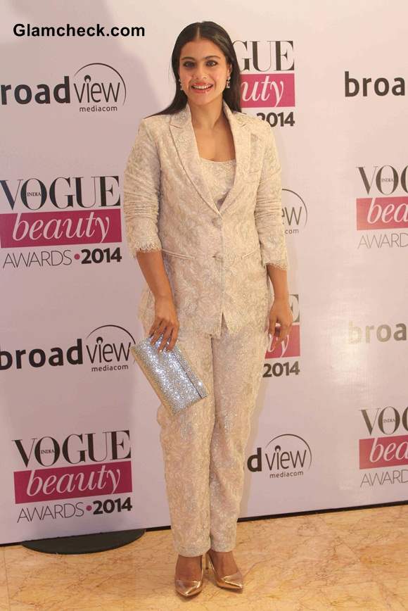 Kajol in Shehlaa at Vogue Beauty Awards 2014