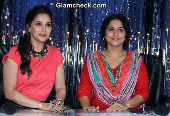 Madhuri Dixit and Vidya Balan