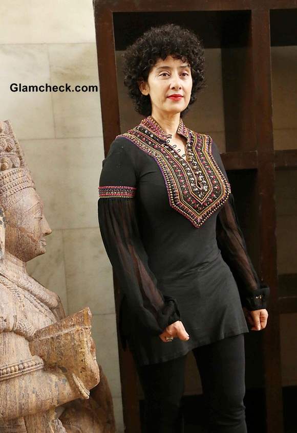 Manisha Koirala Sporting an All Black Look